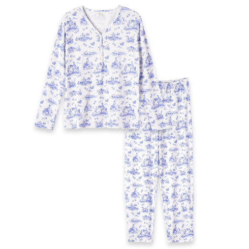 toile-de-jouy-bamboo-womens-pajama-set Tesa Babe - Sophia's Style-2